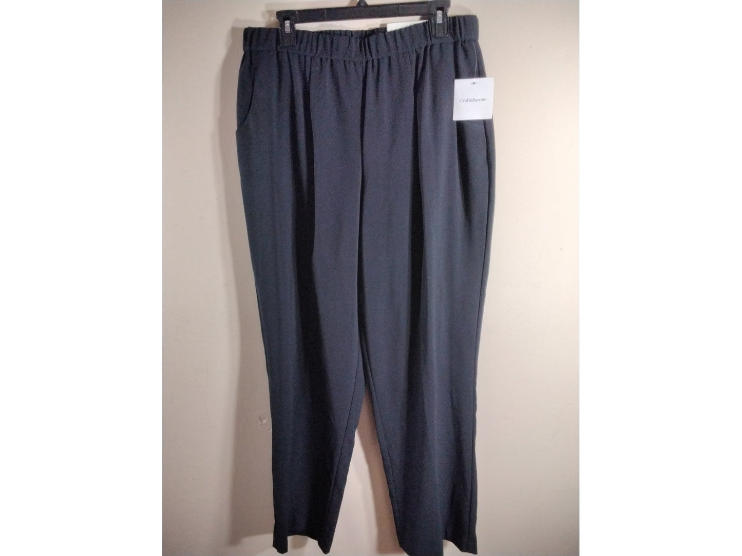 Croft & Barrow, Black, Pants