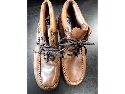Dr. Scholl's, Brown Leather, Ankle Boots 8