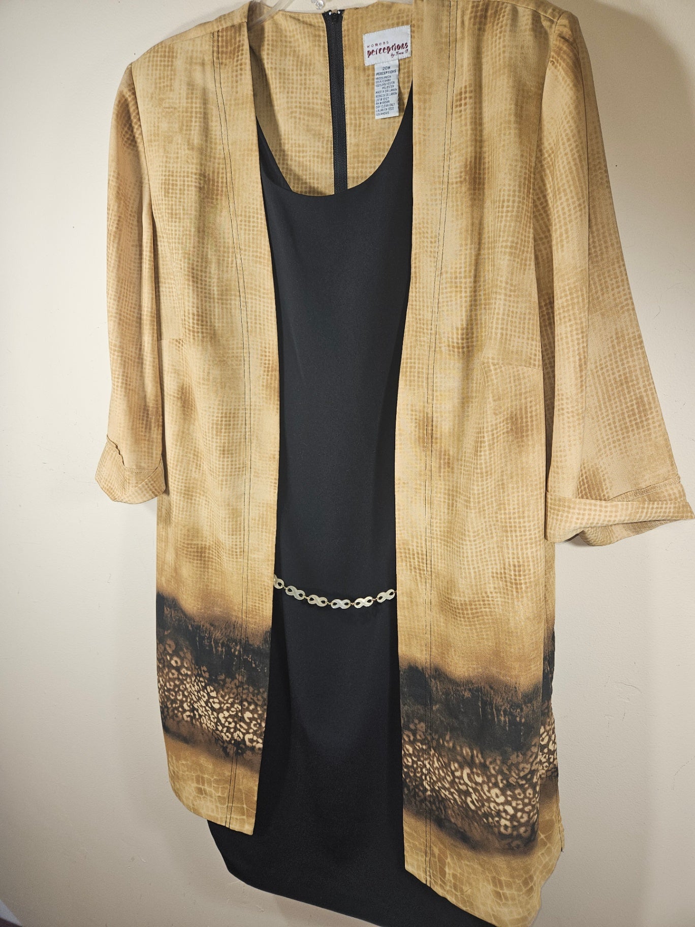 Perceptions by Irna C., Vintage Dress, 20W