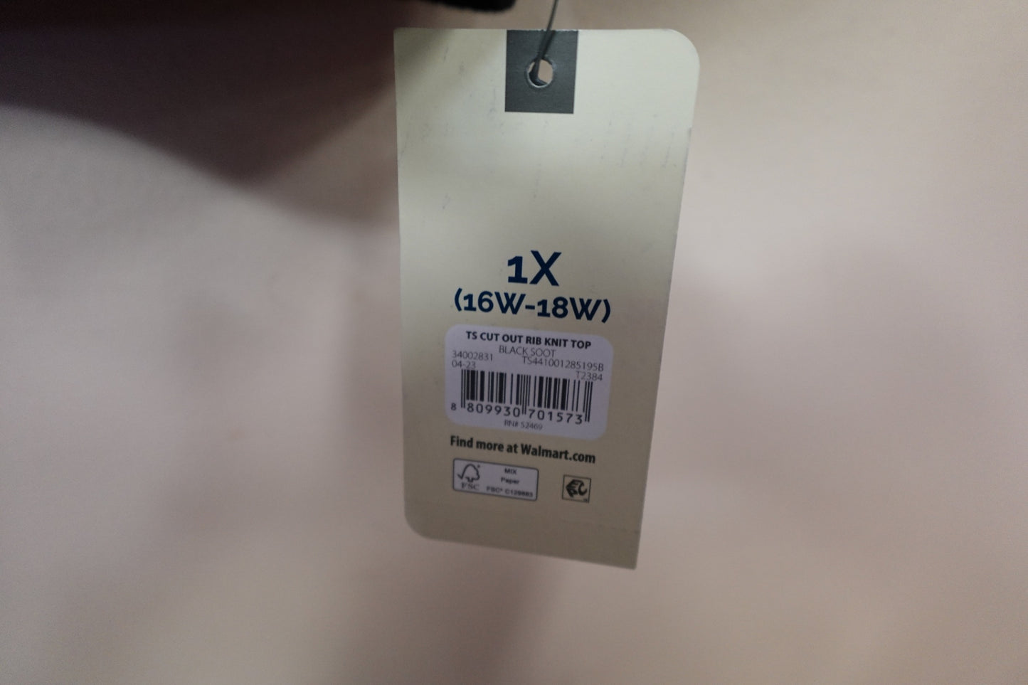 TERRA & SKY, Long Sleeves Top, 16/18W