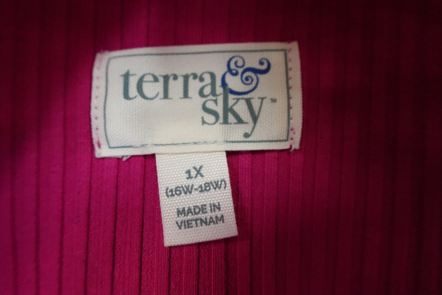 Terra & Sky, Long Sleeves Top, 16/18W