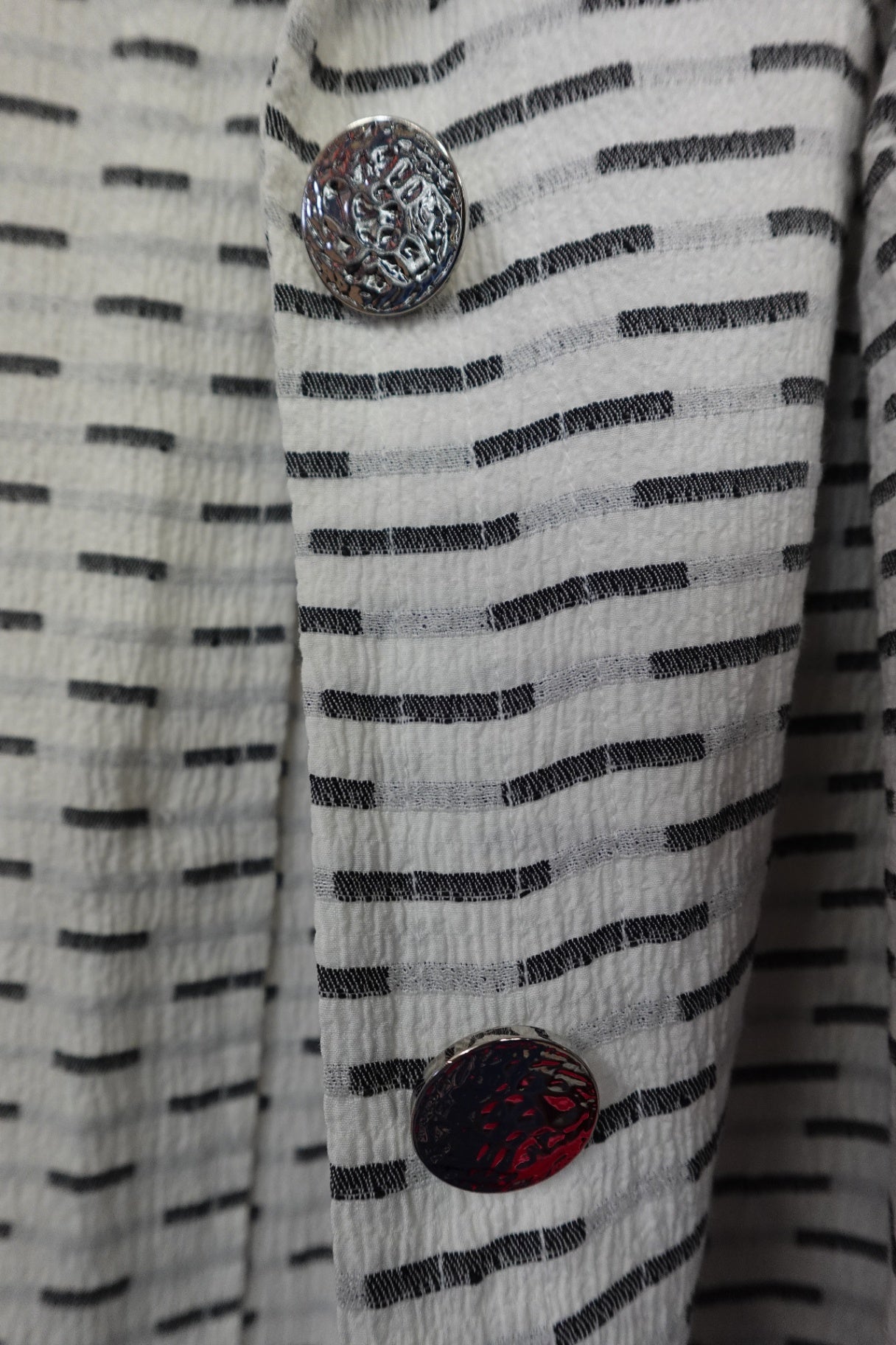JM Collection, 3/4 Sleeve Button Down, 2X
