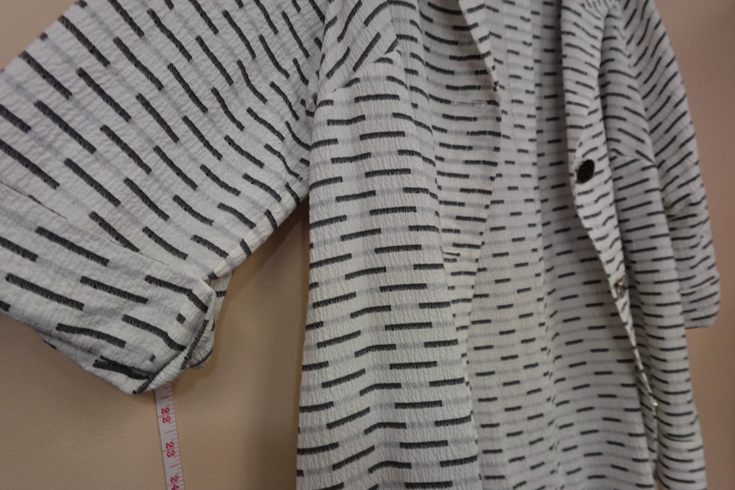JM Collection, 3/4 Sleeve Button Down, 2X