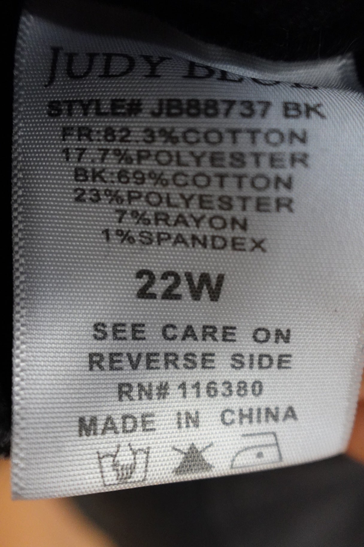 Judy Blue, Jeans, 22W