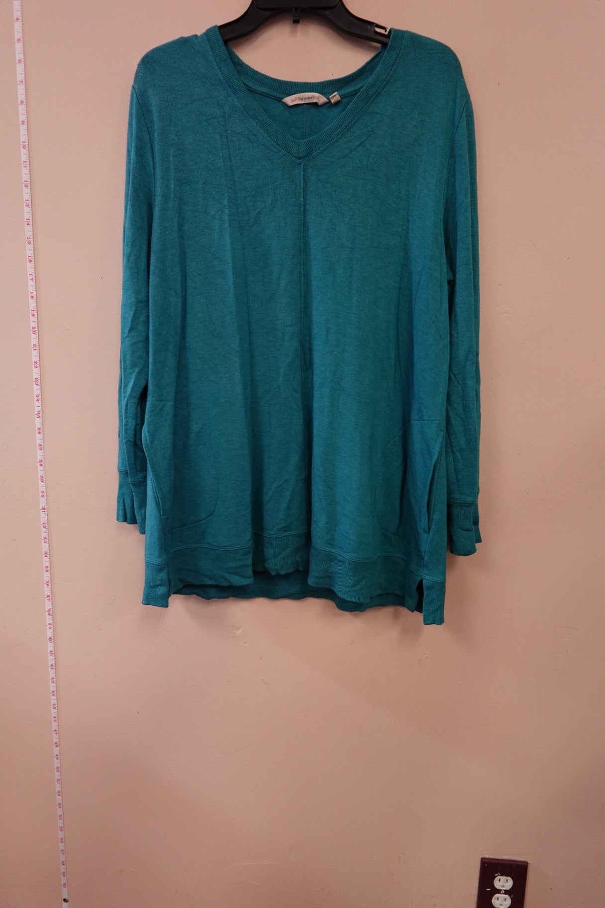 Soft Suroundings, Long Sleeve Tunic Sweater, XL