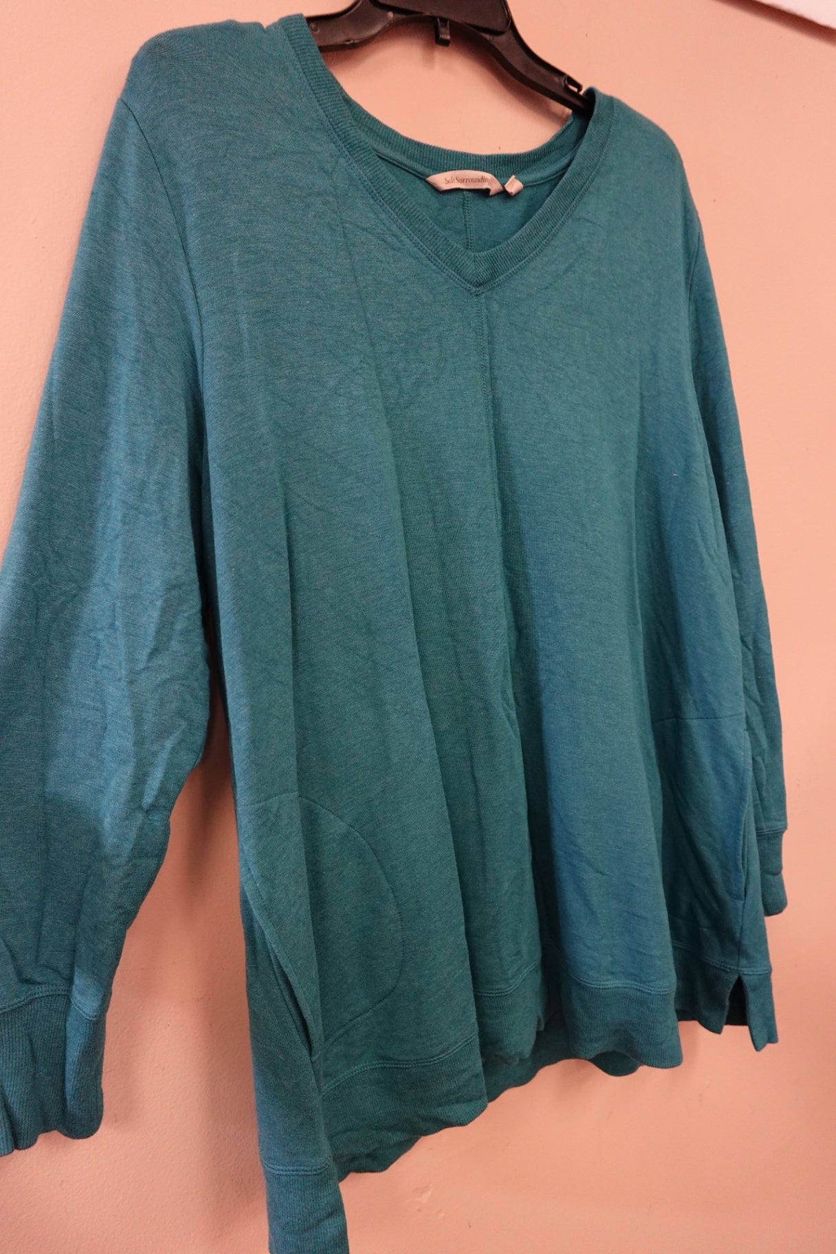 Soft Suroundings, Long Sleeve Tunic Sweater, XL
