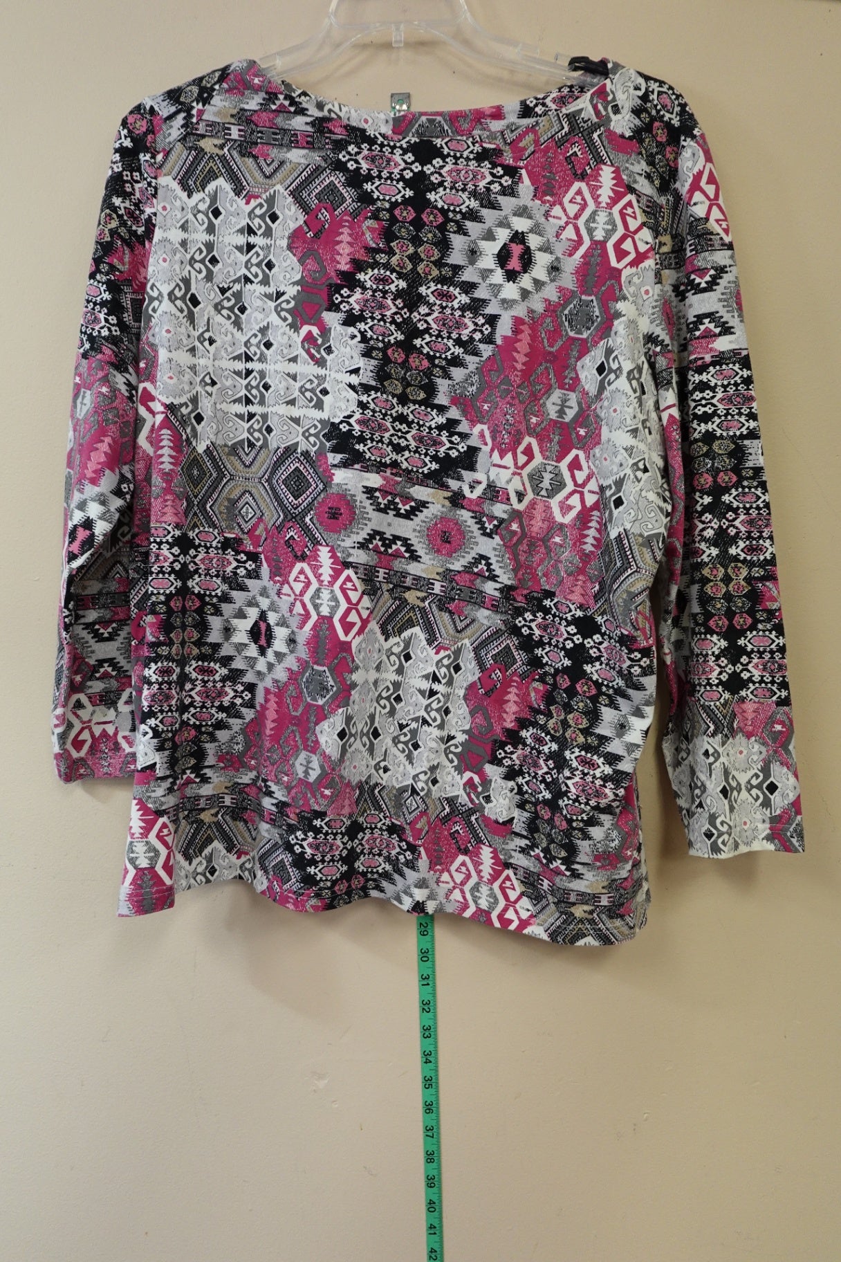 Links, Long Sleeve Top, 1X