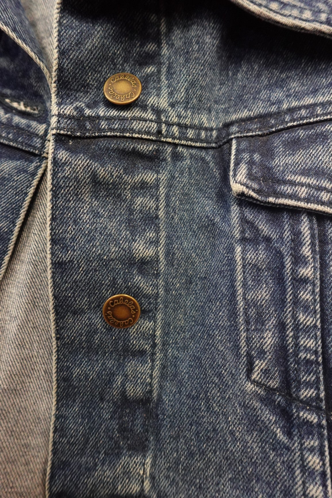 Cabela's, Denim Vest, 2XR
