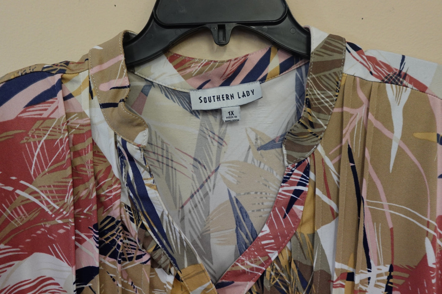 Southern Lady, Short Sleeve Blouse, XL (1X)