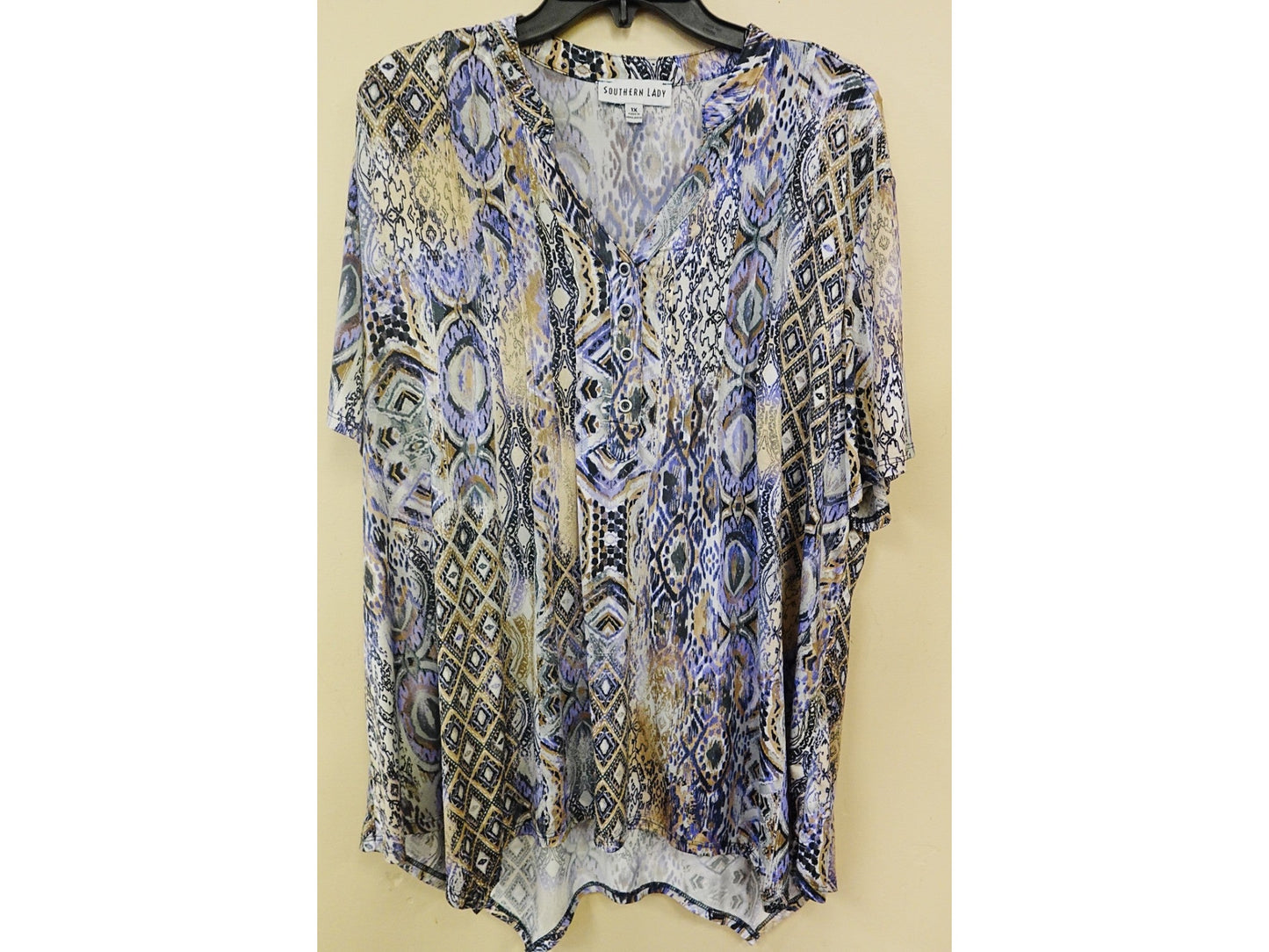 Southern Lady, SHORT SLEEVED TOP, XL (1X)