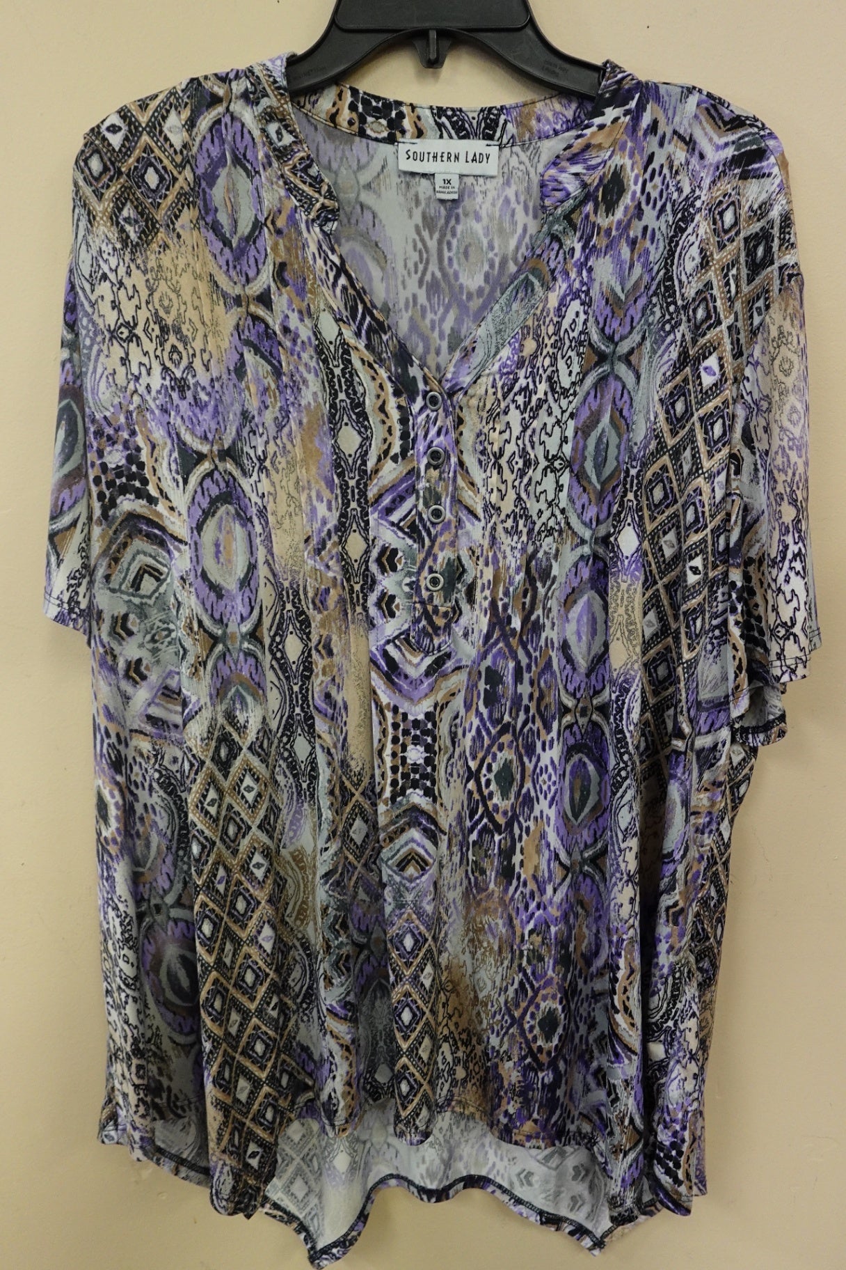 Southern Lady, SHORT SLEEVED TOP, XL (1X)
