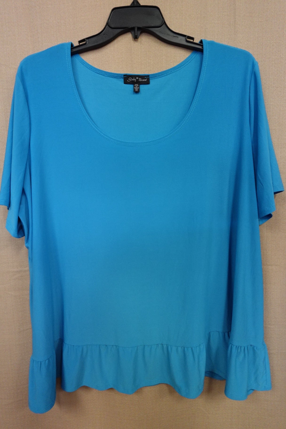 Slinky Brand, Short Sleeve Top, 3X