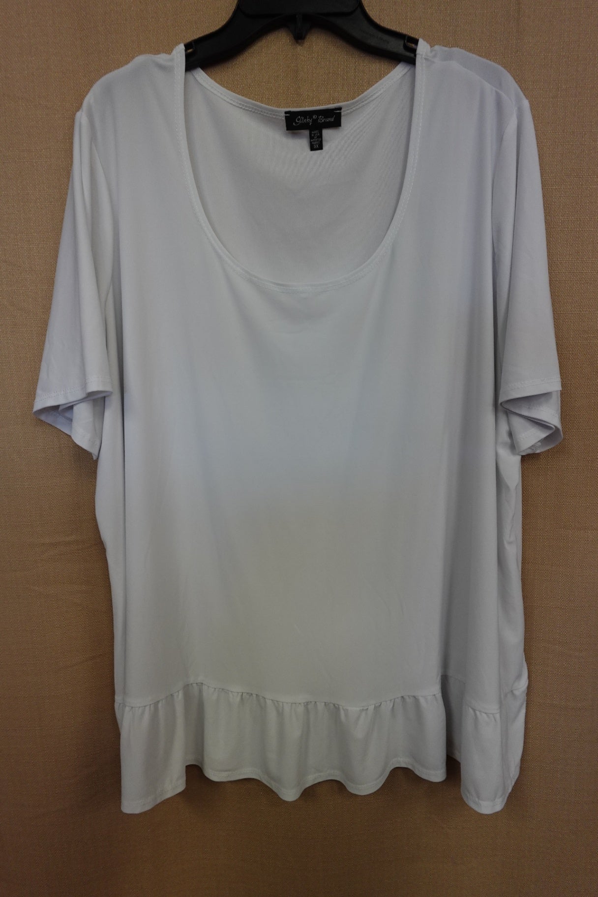 Slinky Brand, Short Sleeve Top, 3X