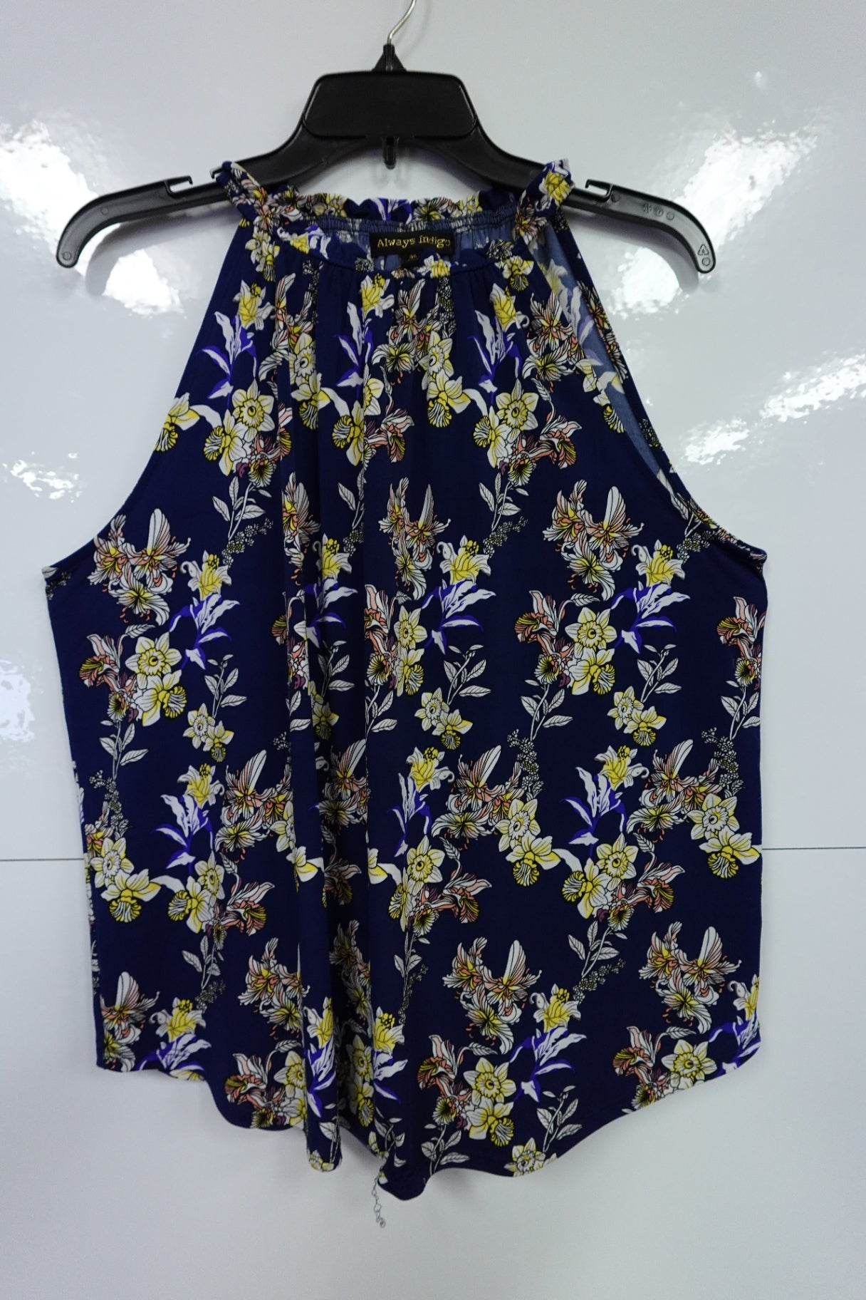 Always Indigo, Sleeveless Blouse, , Condition: Very Good