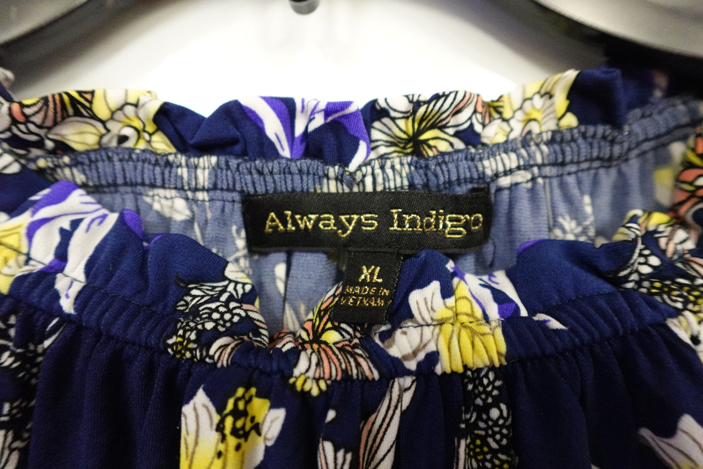 Always Indigo, Sleeveless Blouse, , Condition: Very Good