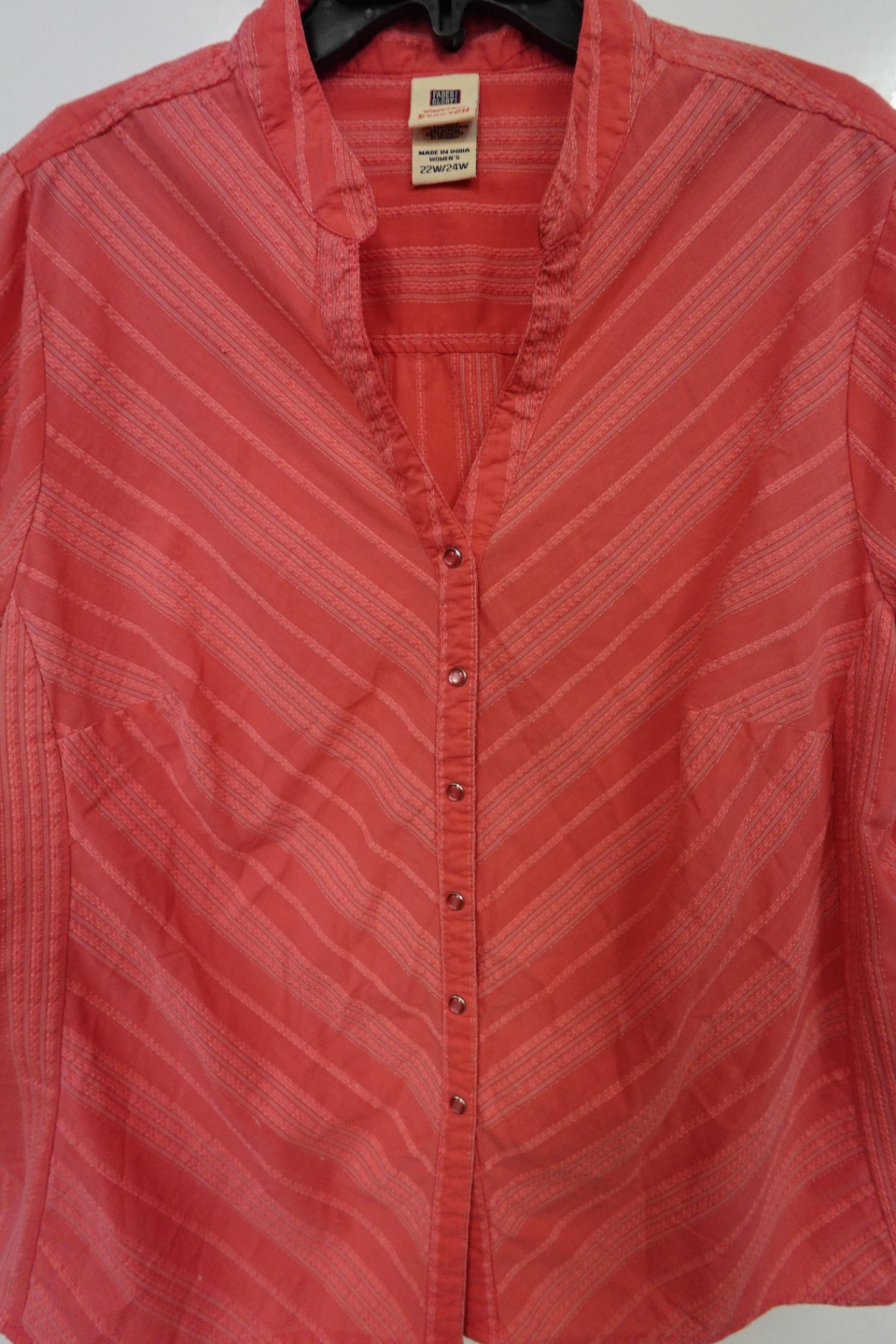Faded Glory, Button-Up Shirt, 22w/24w