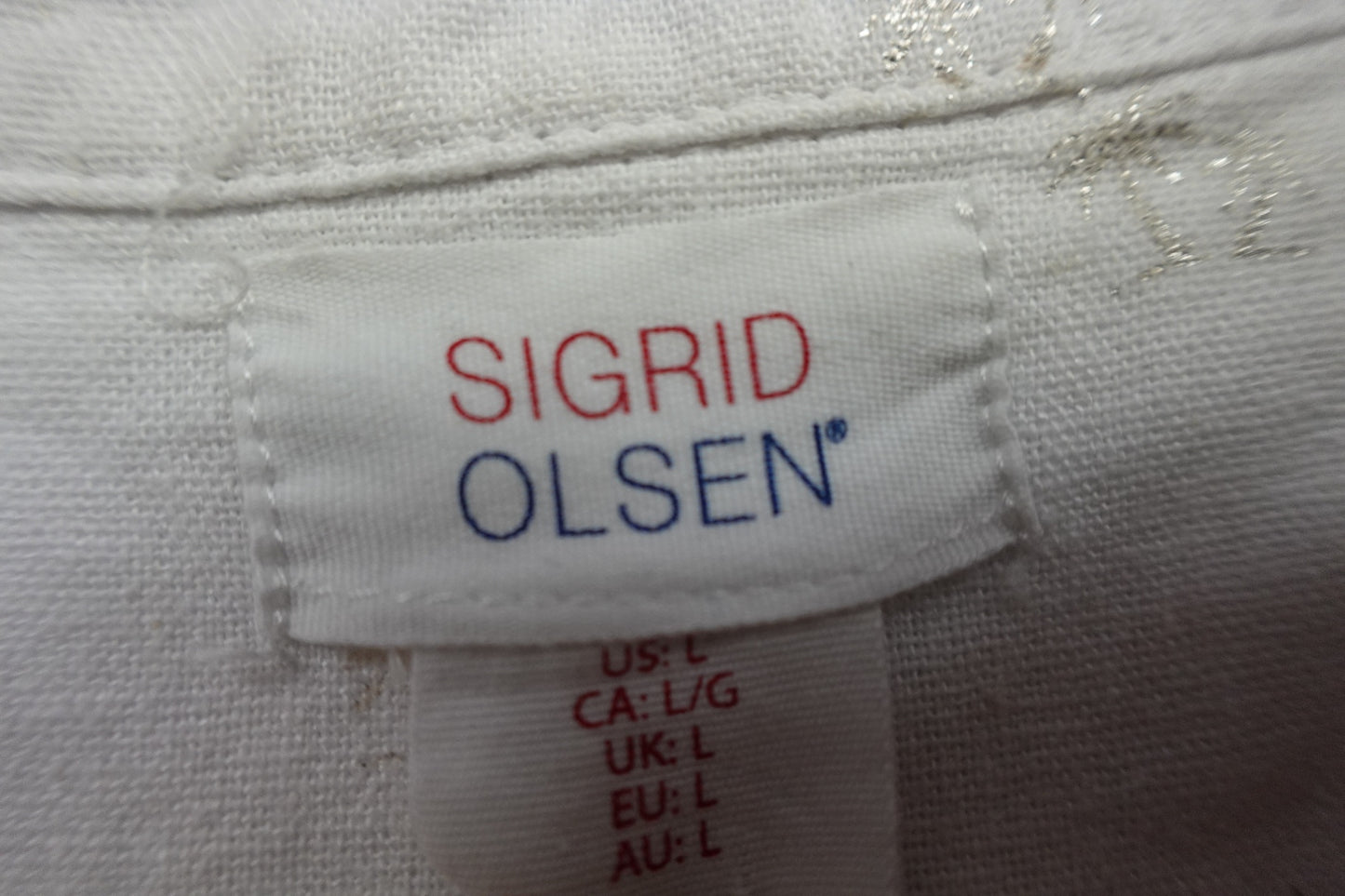 Sigrid Olsen, Long Sleeves Top, Large