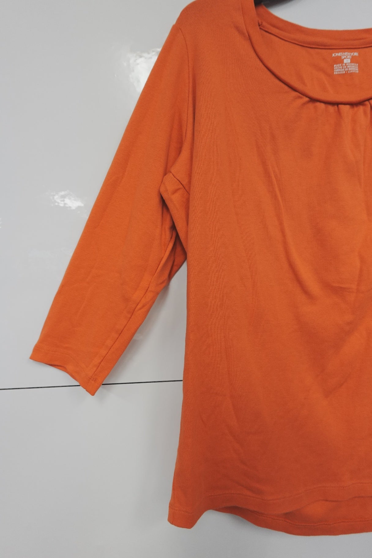 JONES NEW YORK, 3/4 Sleeve Shirt, 1X