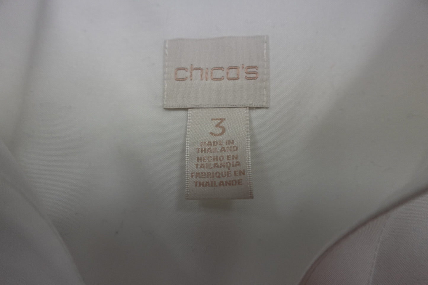 Platinum Chicos, Long Sleeve Blouse, XL (Chicos 3)