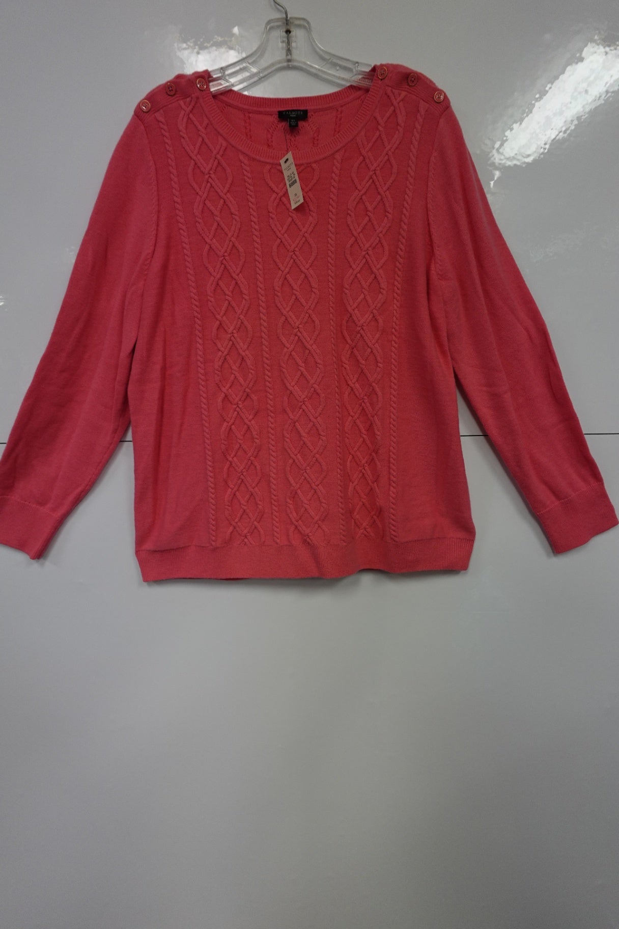 Lands' Talbots, Long Sleeve Sweater, 2X