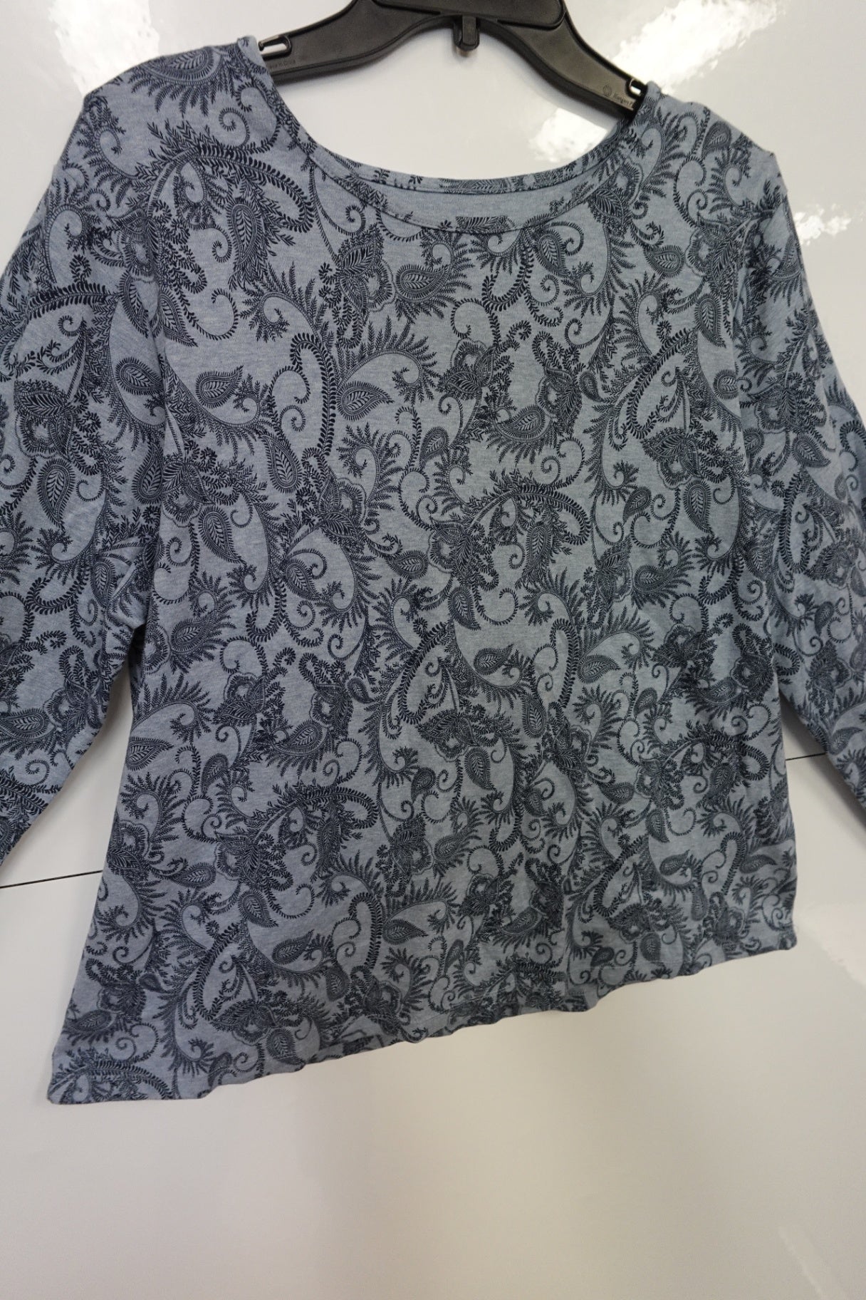 CROFT & BARROW, Long Sleeve Top, 2X