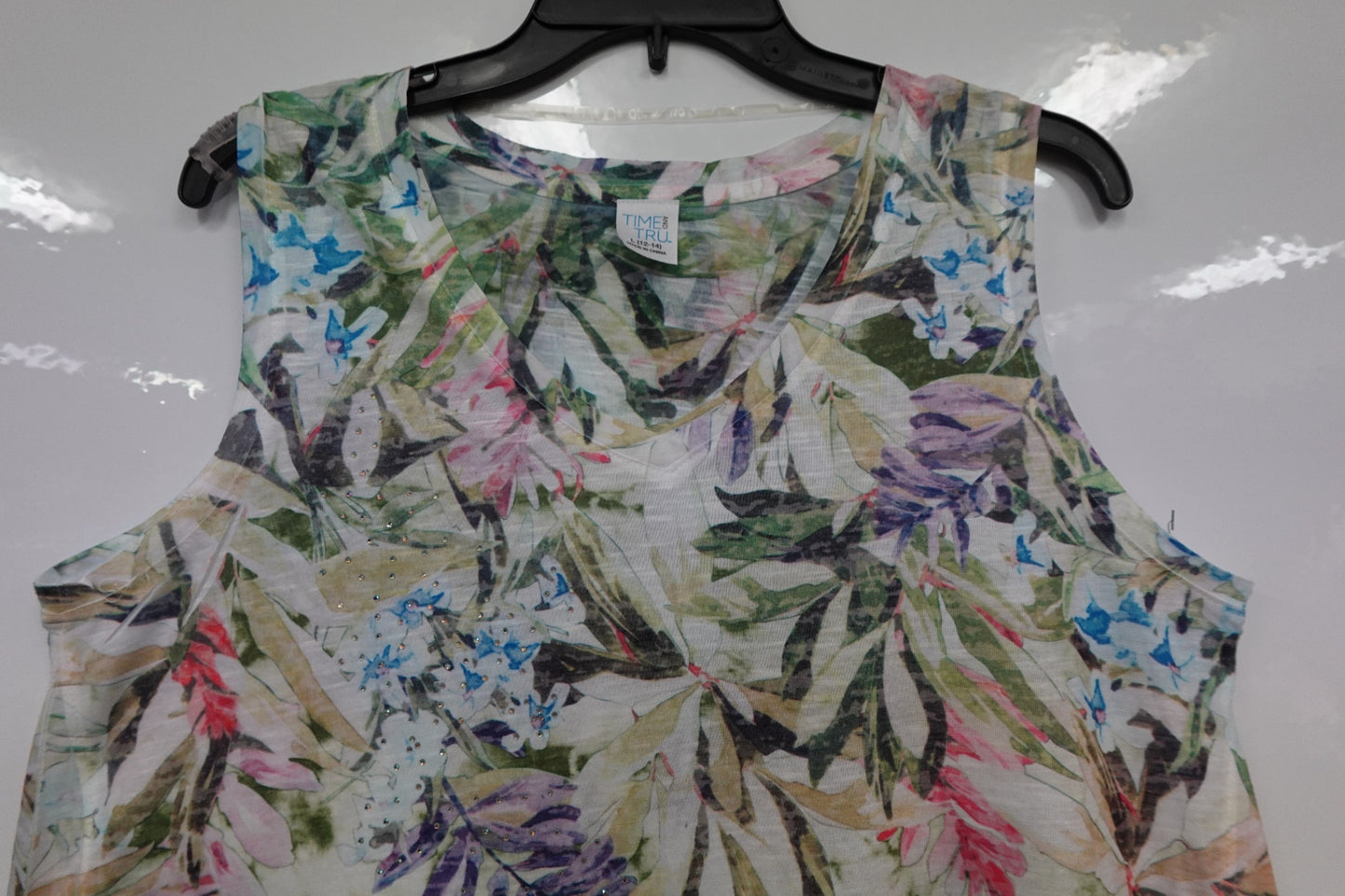 Time and Tru, SLEEVELESS TOP, 12/14