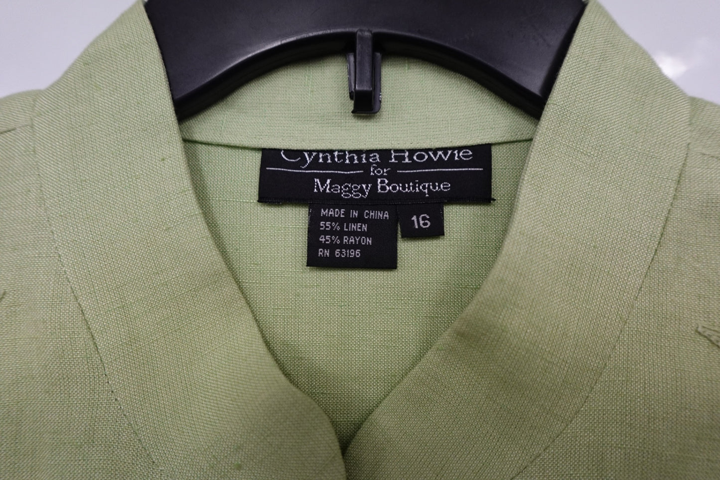 Cynthia Howie, Sleeveless blouse, 16