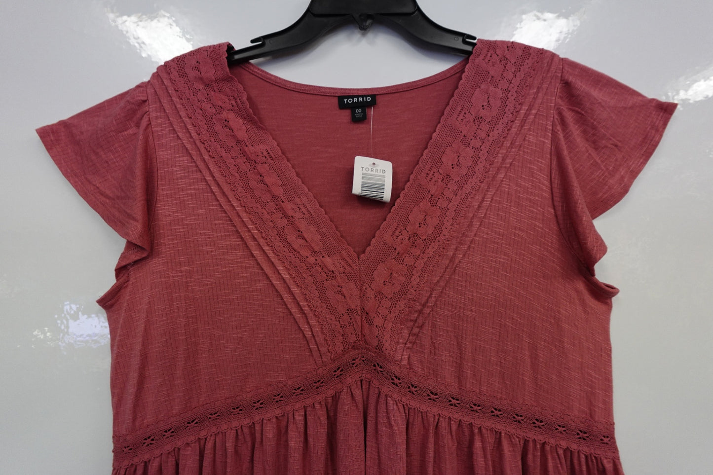 TORRID, Short Sleeve Blouse, Large (00 m/l)