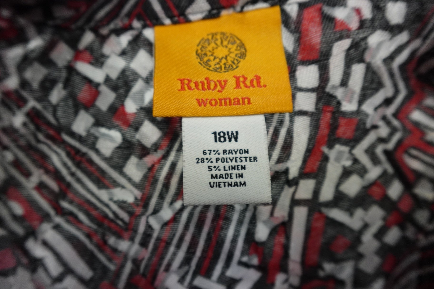 Ruby Rd., Long Sleeves Top, 18W