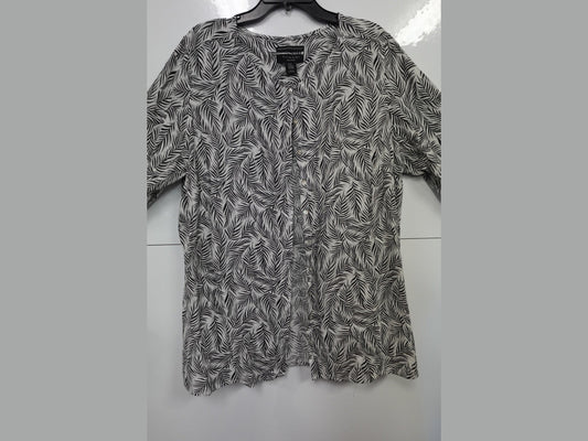 Tahari, 3/4 SLEEVE TOP, 2X