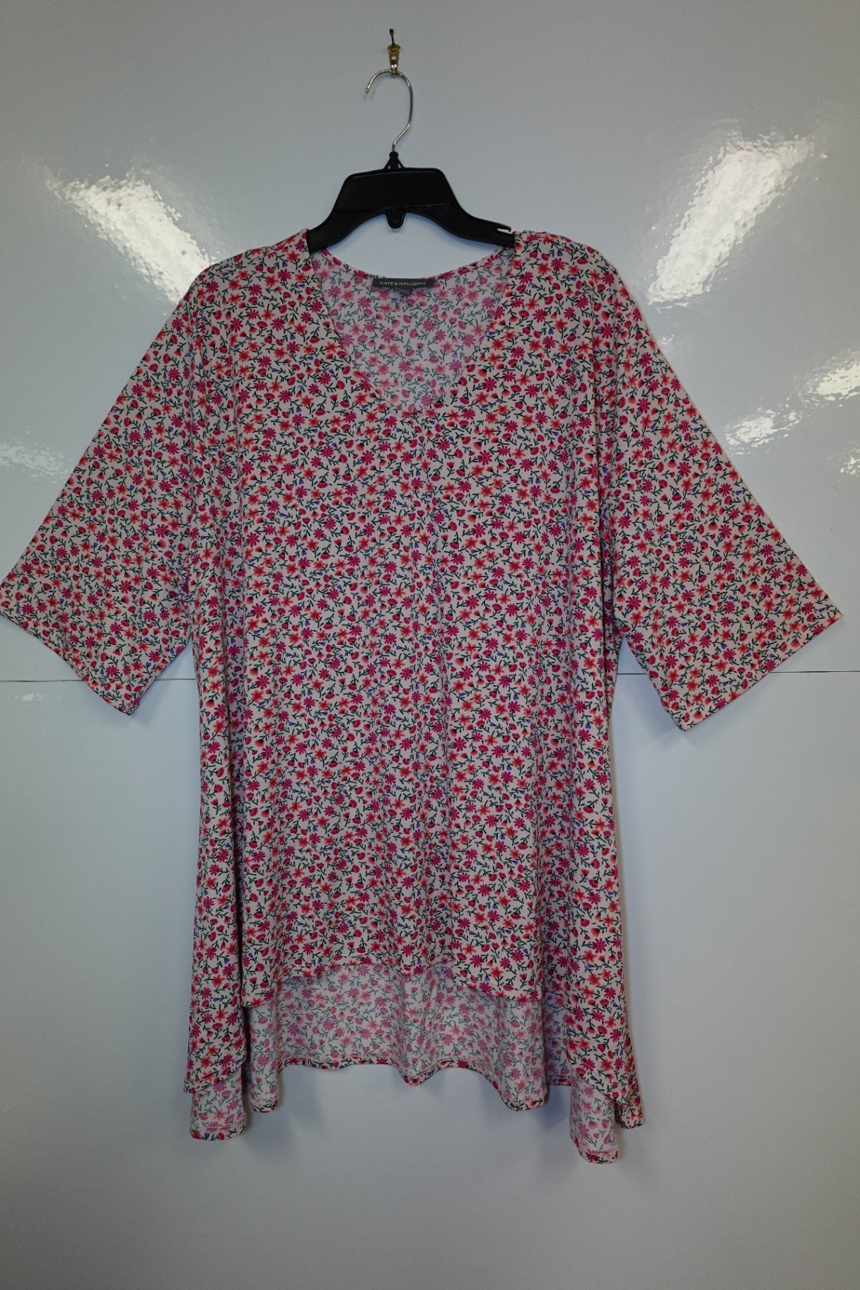 Kate & Mallory, 3/4 SLEEVE TOP, 3X