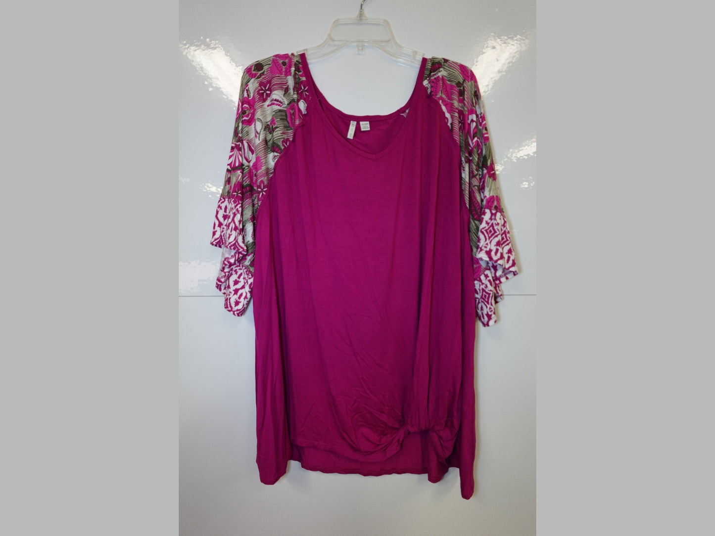 Cato, 3/4 Sleeve Top, 26/28W