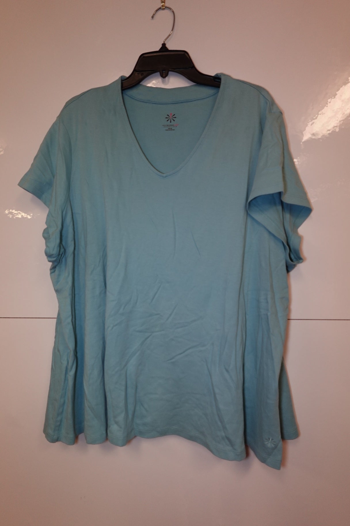 Isaac Mizrahi Live, Short Sleeves Top, 4X