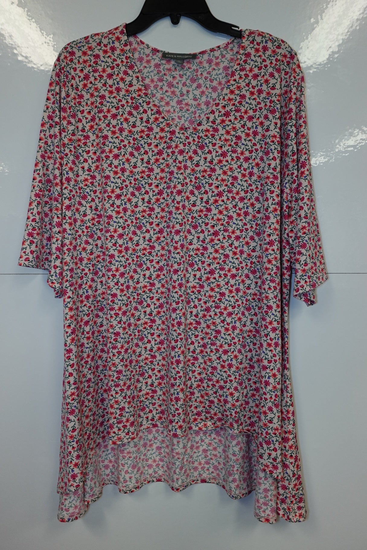 Kate & Mallory, 3/4 SLEEVE TOP, 3X
