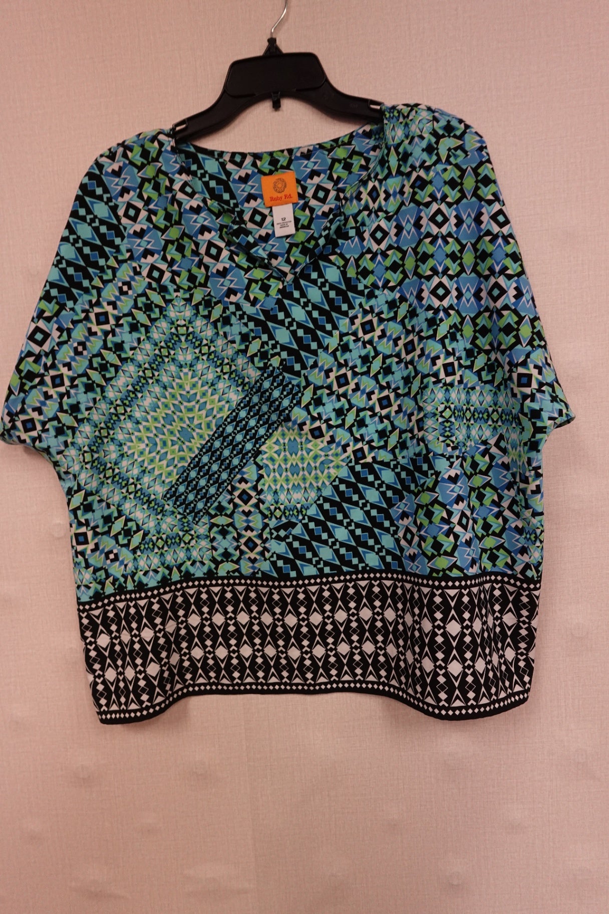 Ruby Rd., 3/4 SLEEVE TOP, 12