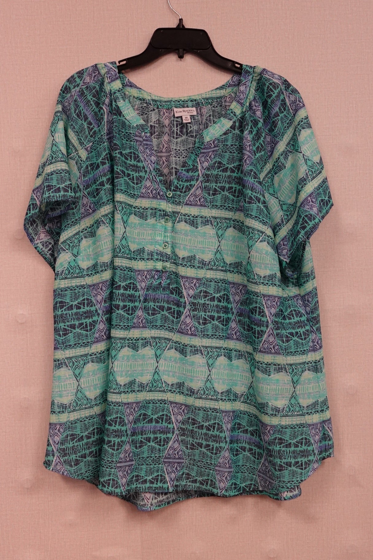 Kim Rogers, Short sleeve top, 2X