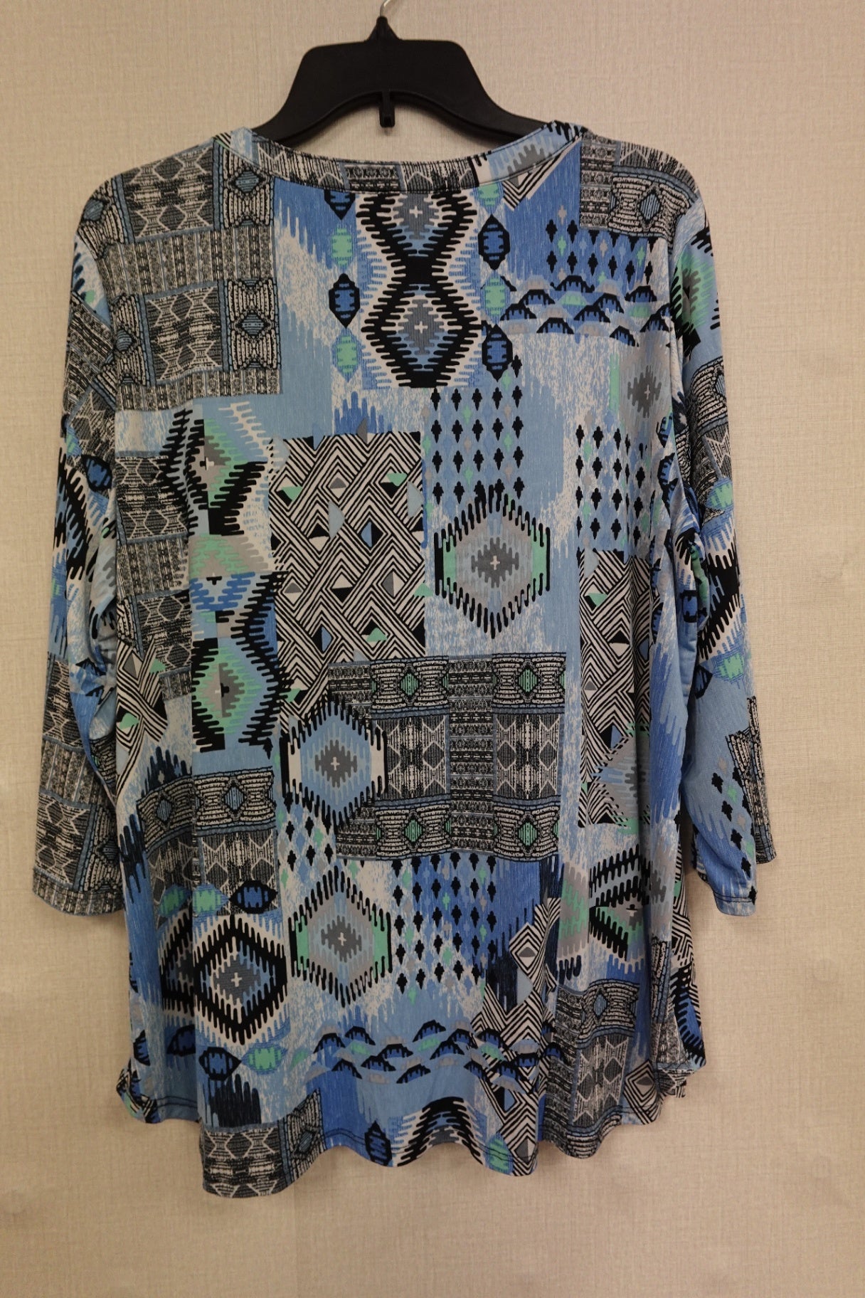 Links, 3/4 sleeve top, XL