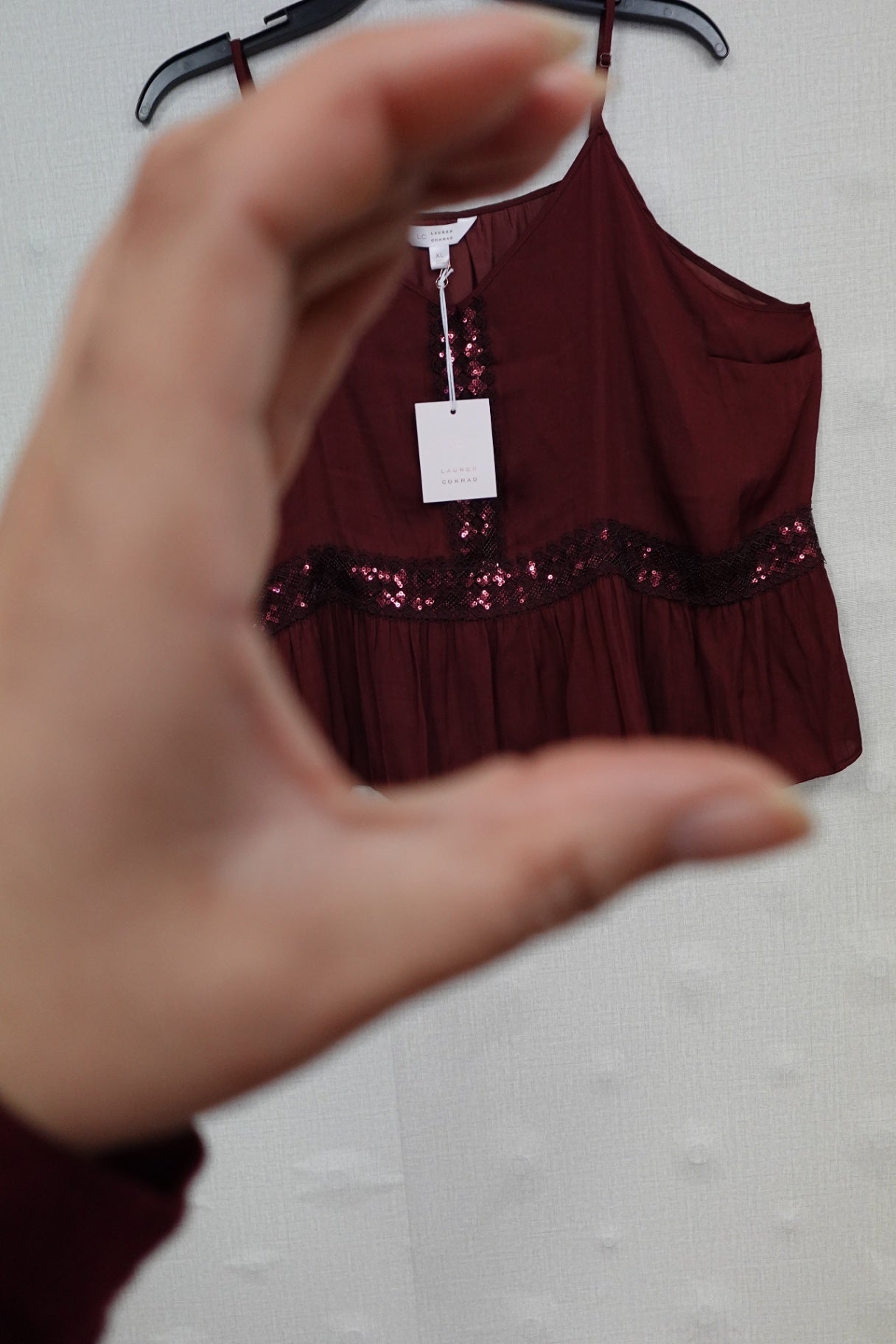 NEW-Lauren Conrad, SLEEVELESS TOP, XL