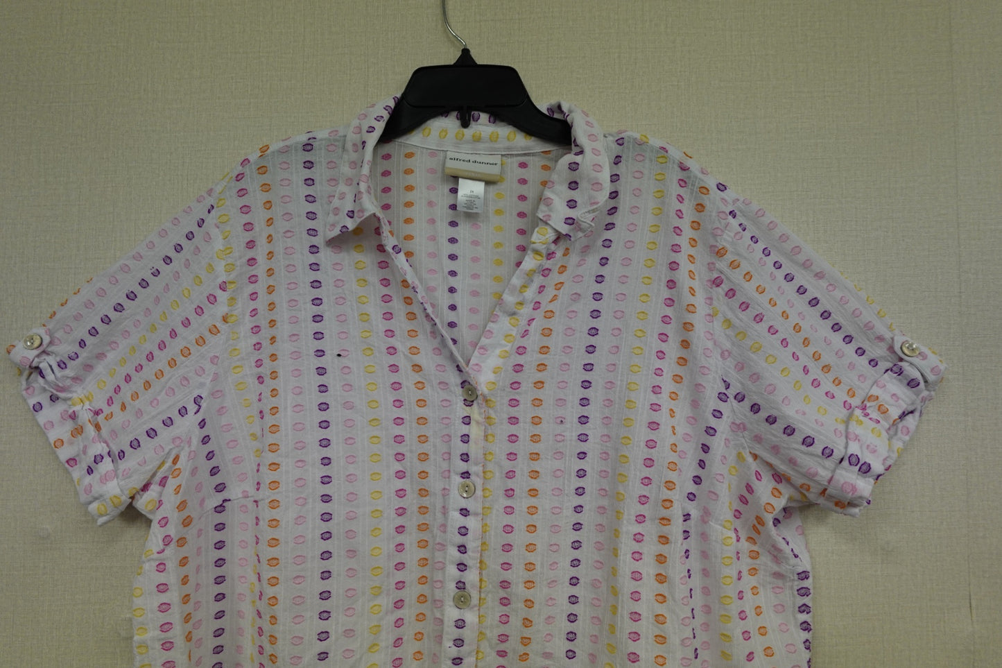 Alfred Dunner, Short Sleeves Top, 2X