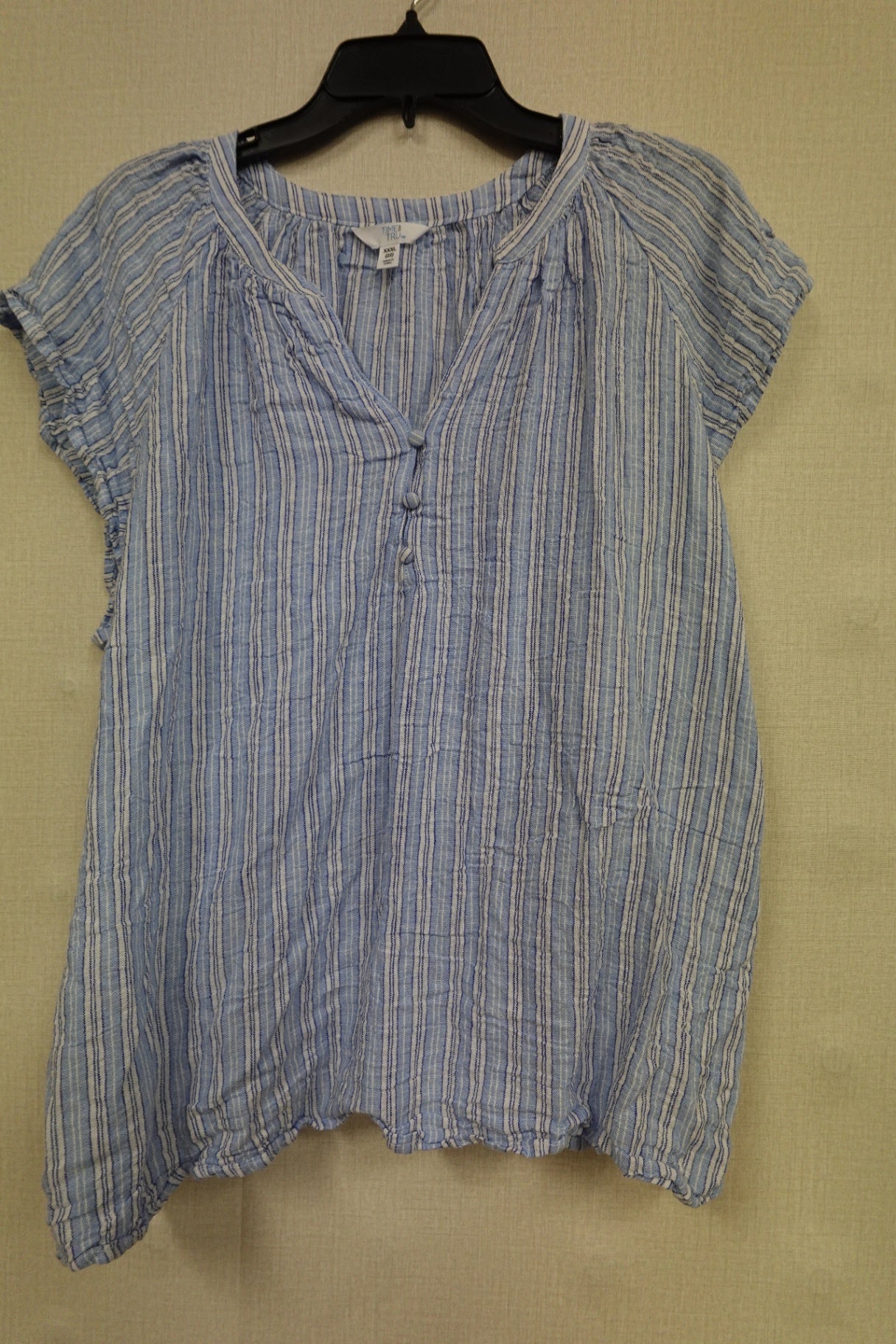 Time and Tru, short sleeve top, 22