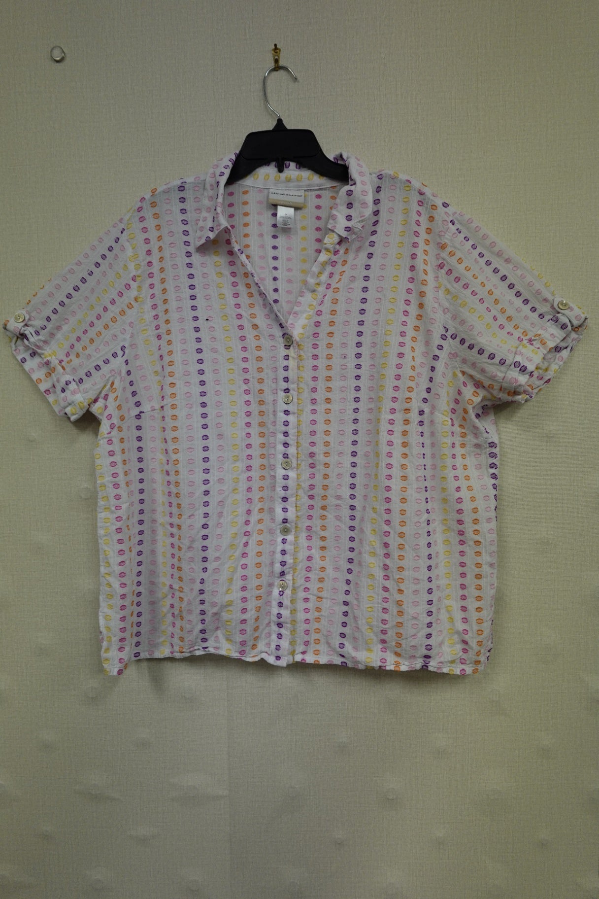 Alfred Dunner, Short Sleeves Top, 2X