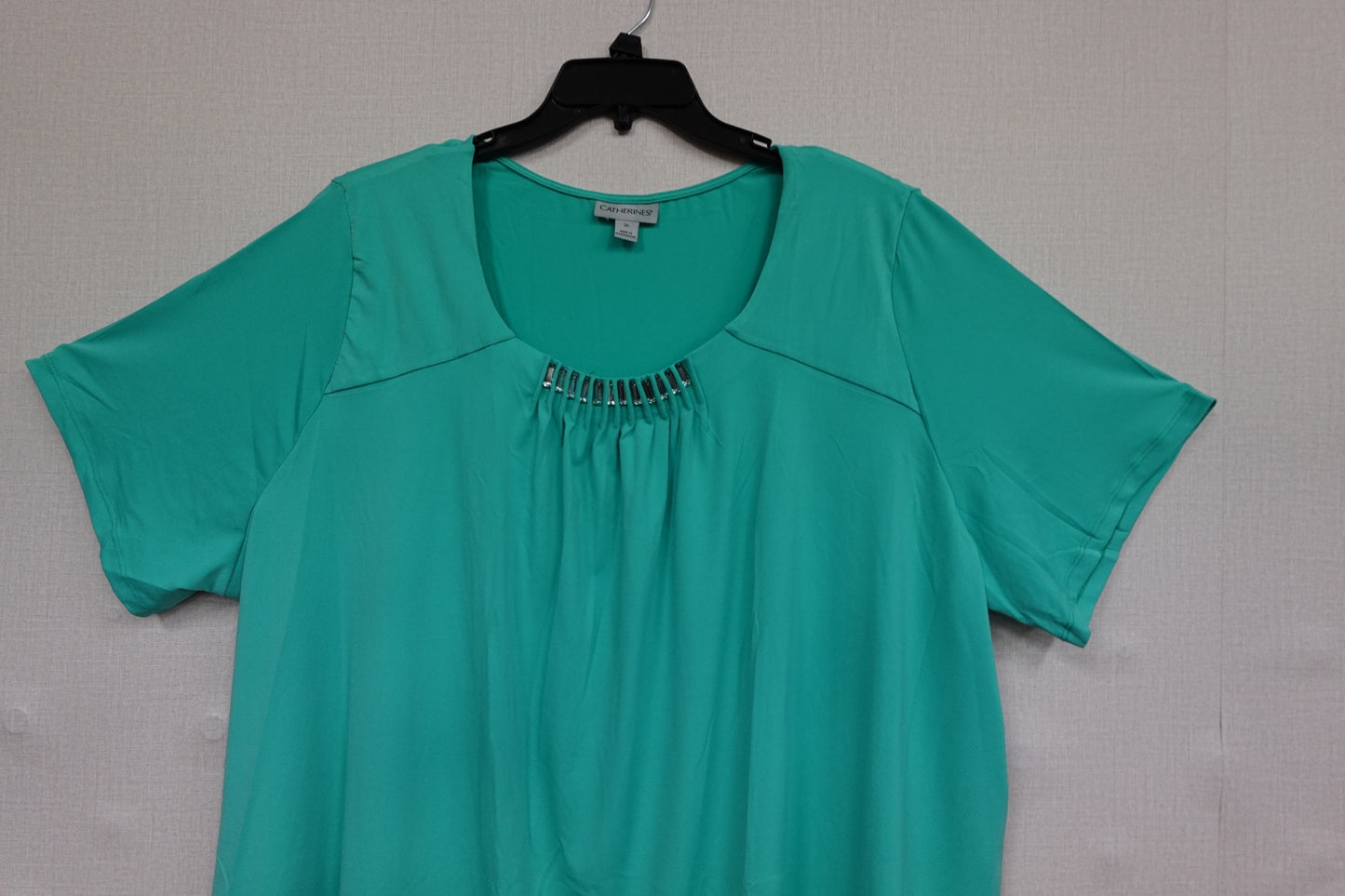CATHERINES, SHORT SLEEVED TOP, 2X