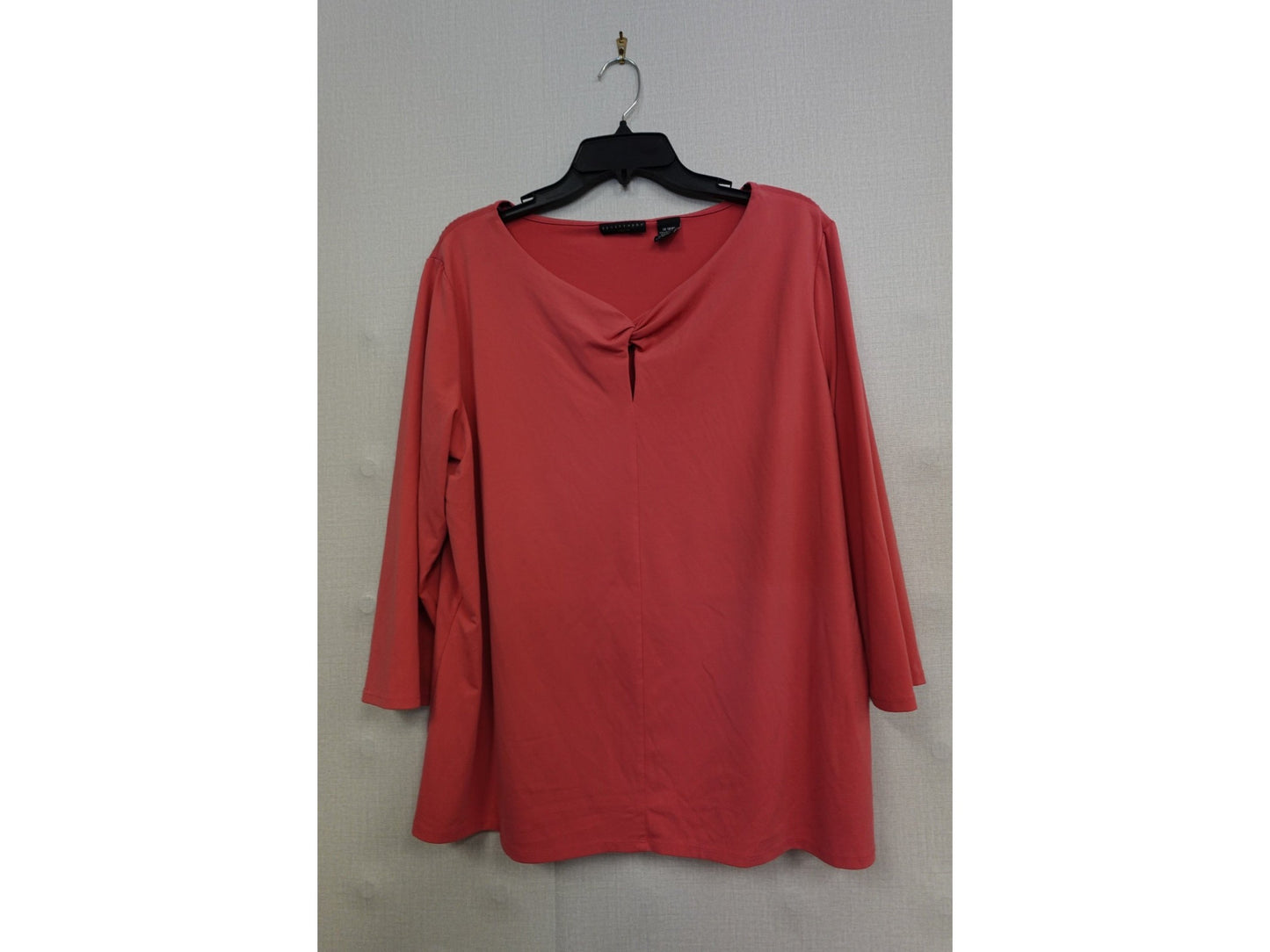 Apostrophe, 3/4 SLEEVE TOP, 16-18W