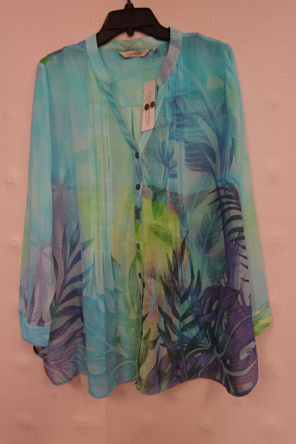Soft Surroundings, Long Sleeves Top, XL (1X)