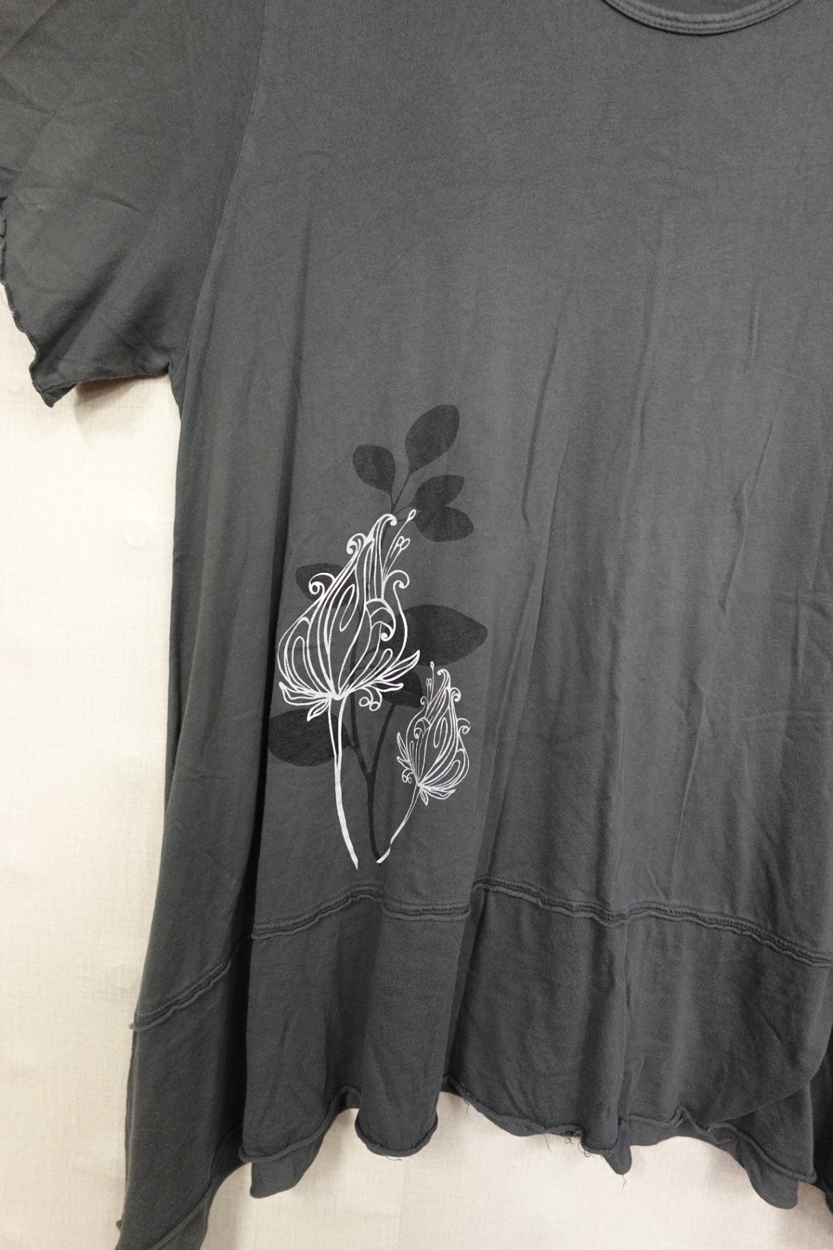 indigo art wear, SHORT SLEEVED TOP, 2X