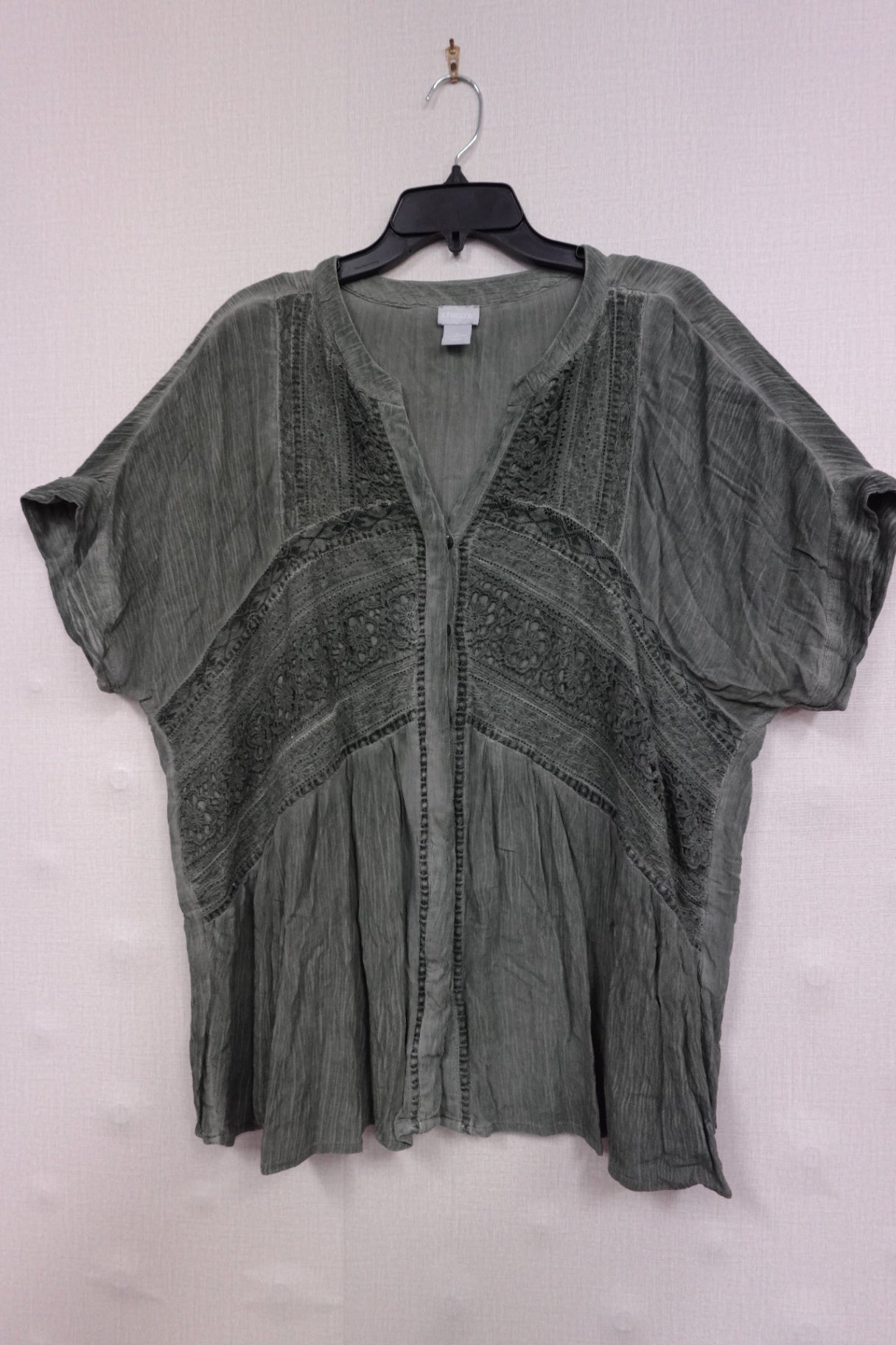Chico's, SHORT SLEEVED TOP, 20