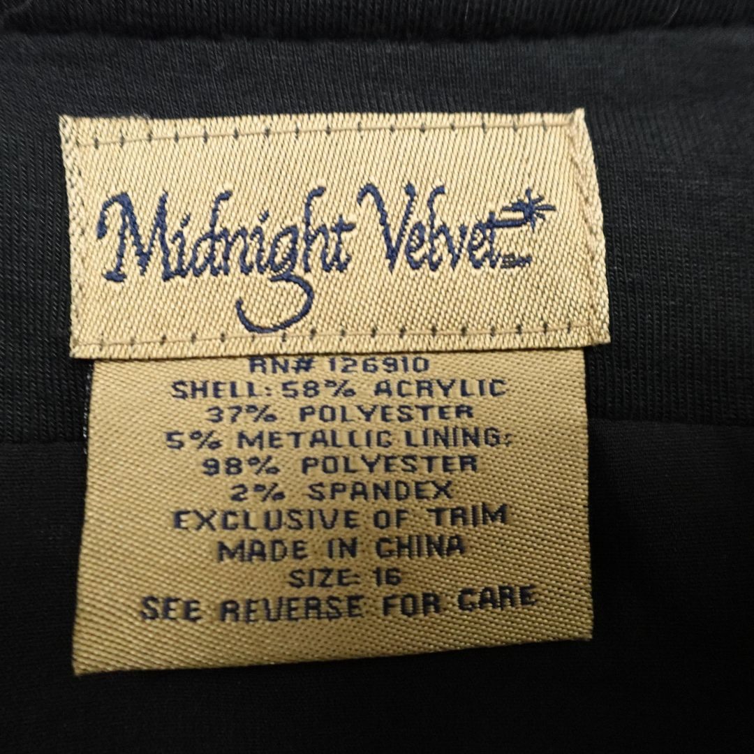 Midnight Velvet, Jacket, 16