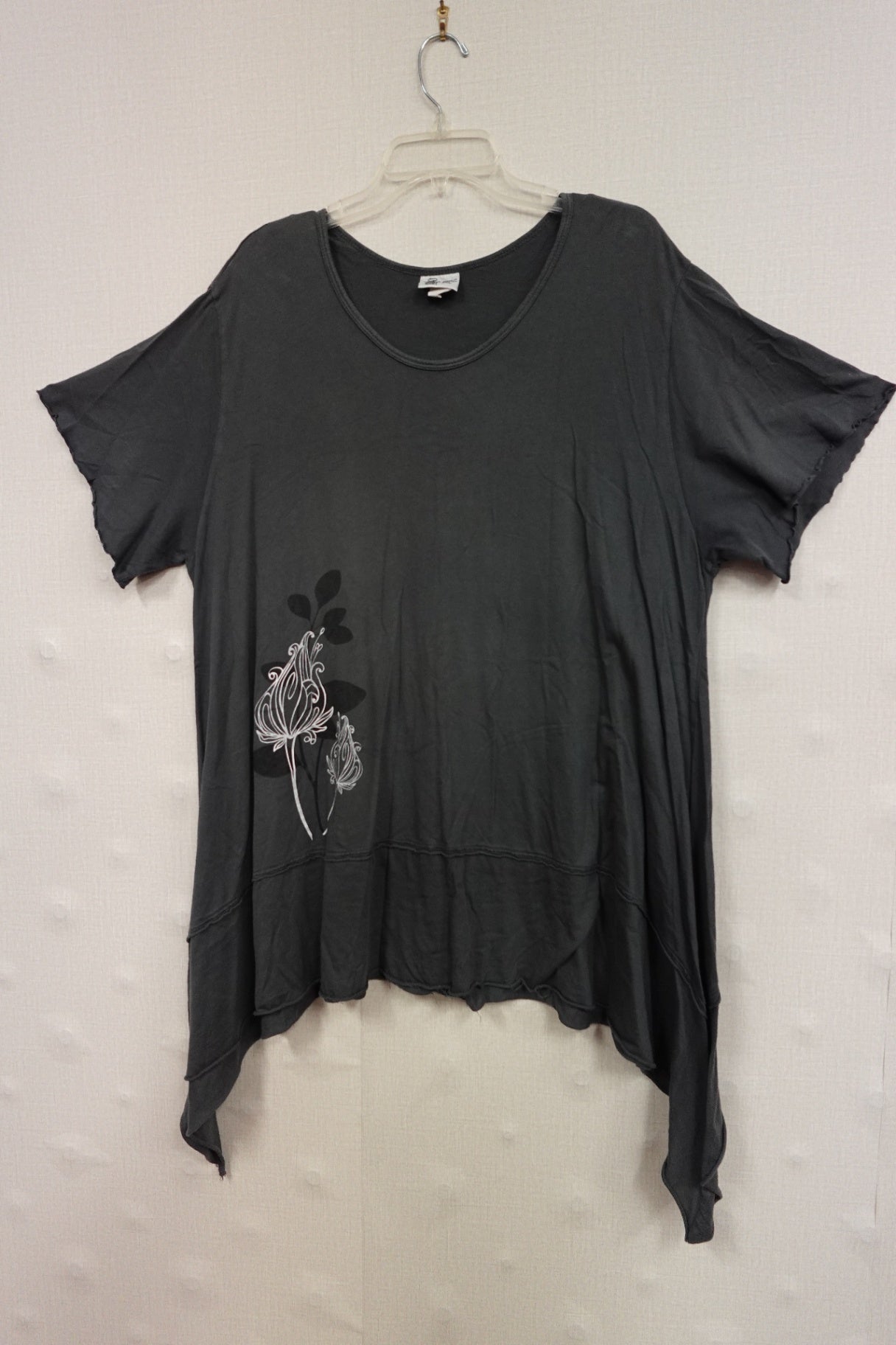 indigo art wear, SHORT SLEEVED TOP, 2X
