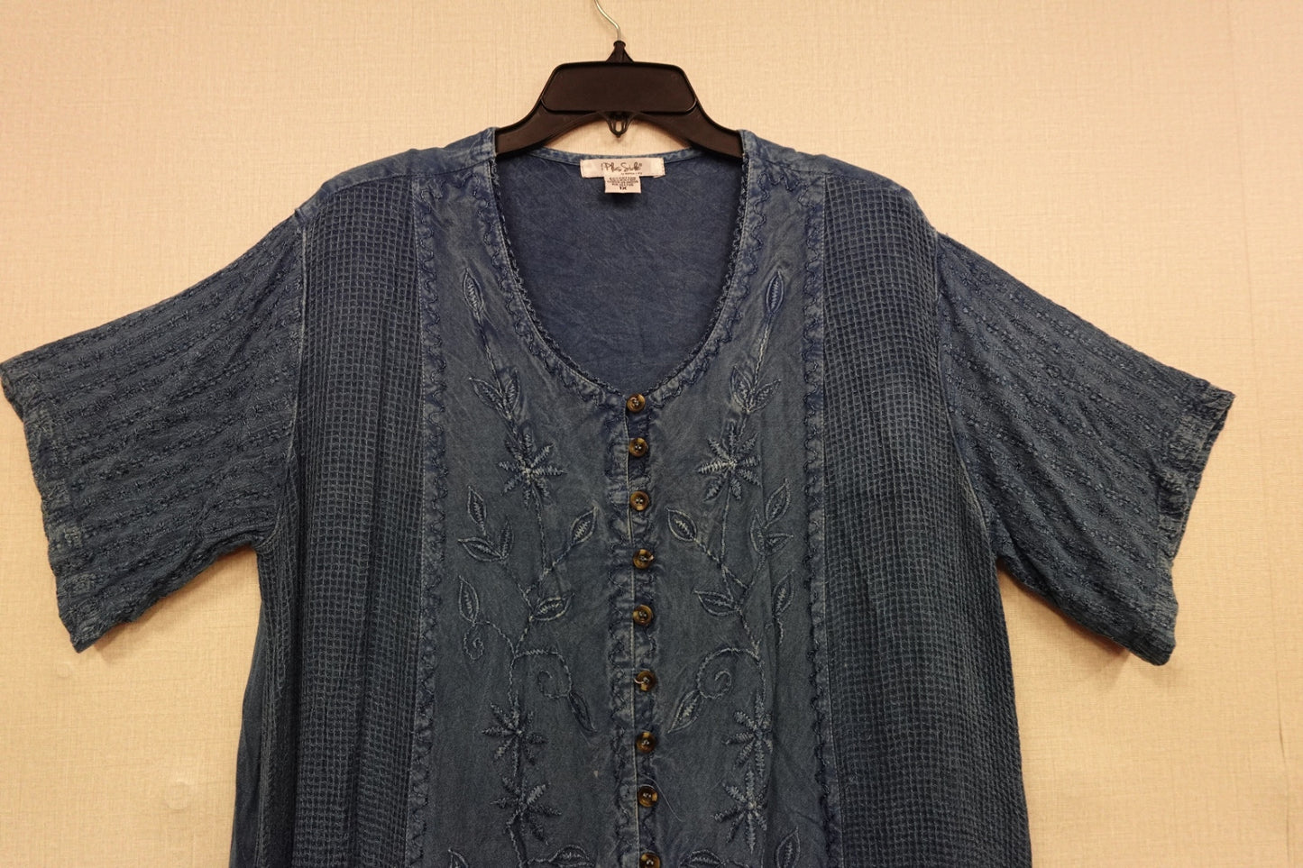 The Plus-Side, SHORT SLEEVED TOP, 2X (1X)