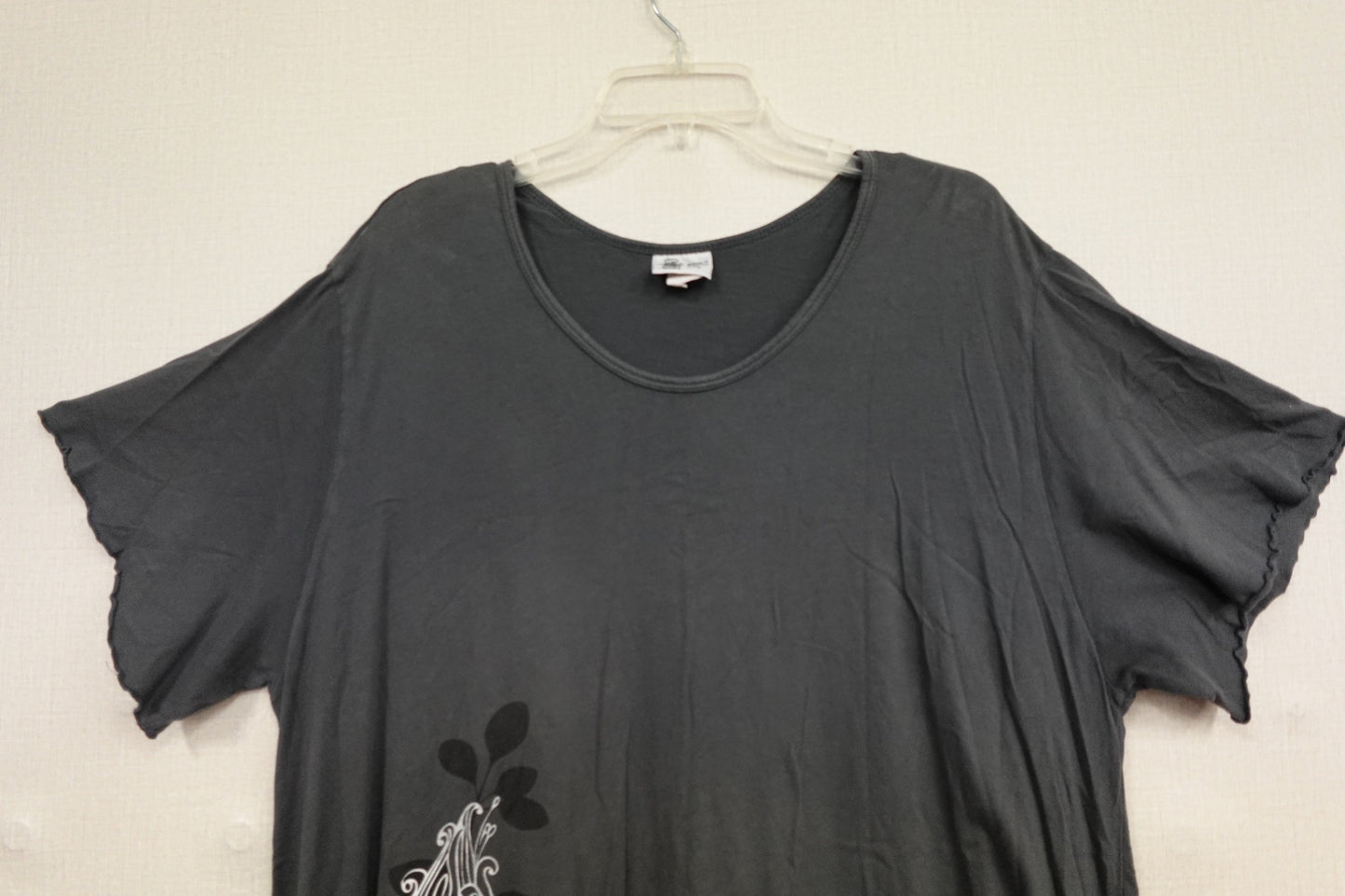 indigo art wear, SHORT SLEEVED TOP, 2X